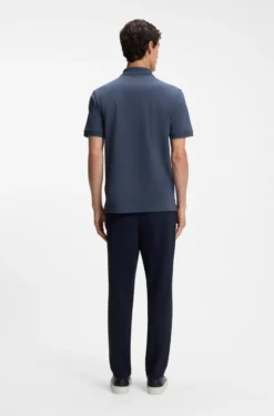 Pallas polo shirt in cotton piqué with embroidered logo
