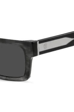 Patterned-acetate sunglasses with Double B monogram