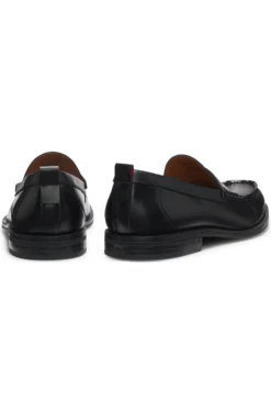 Penny loafers in brush-off leather