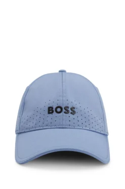 Perforated cap with gloss logo