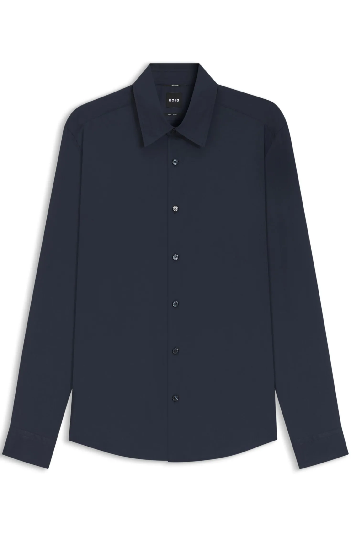 Performance regular-fit shirt with micro pattern