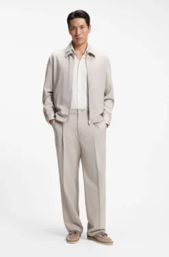 Performance regular-fit shirt with micro pattern