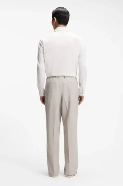 Performance regular-fit shirt with micro pattern