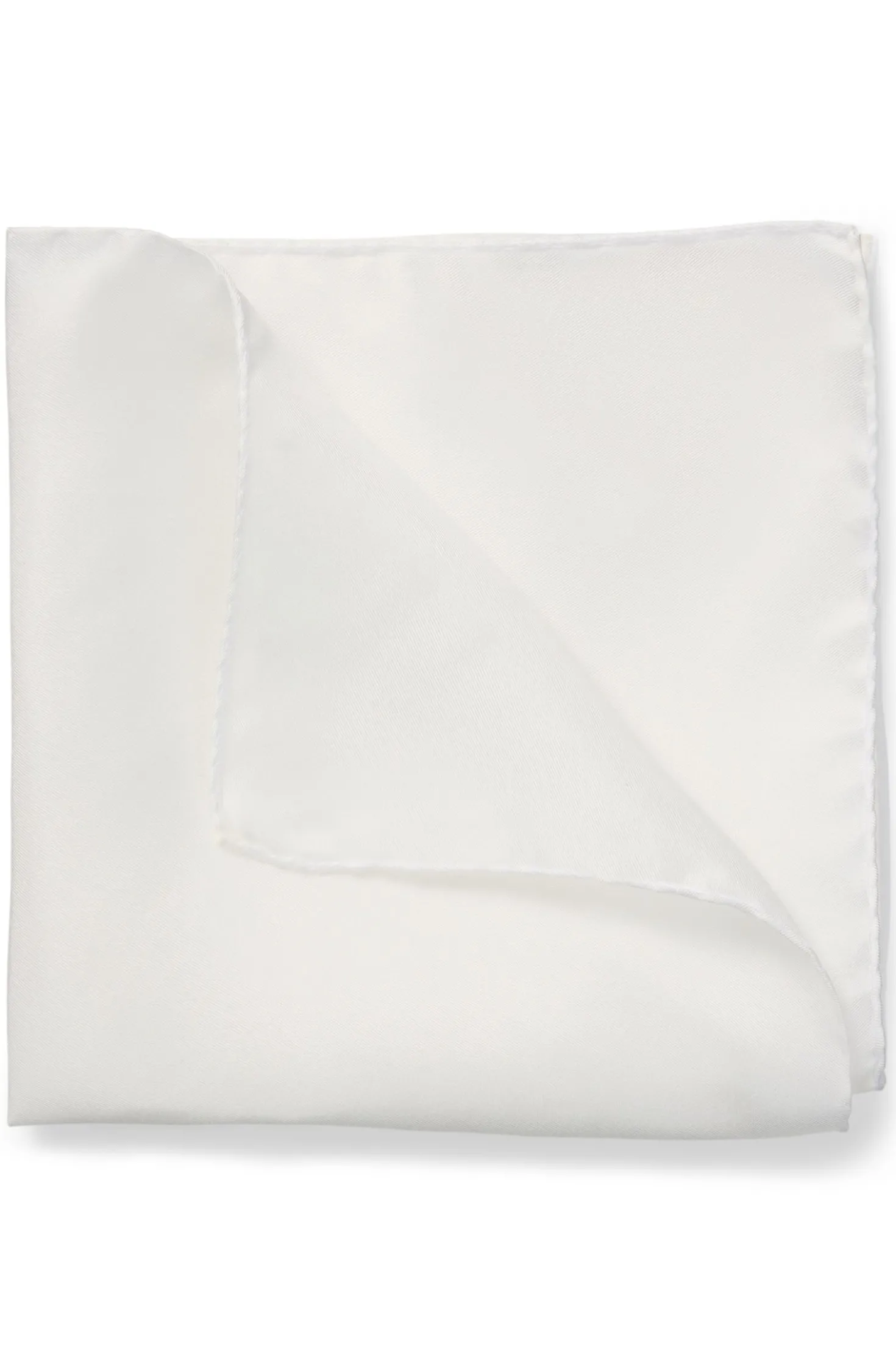 Pocket square in fine silk twill