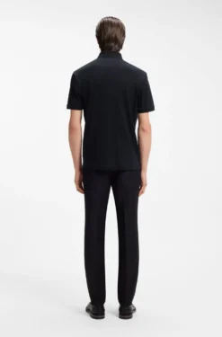 Polo shirt in mercerised cotton