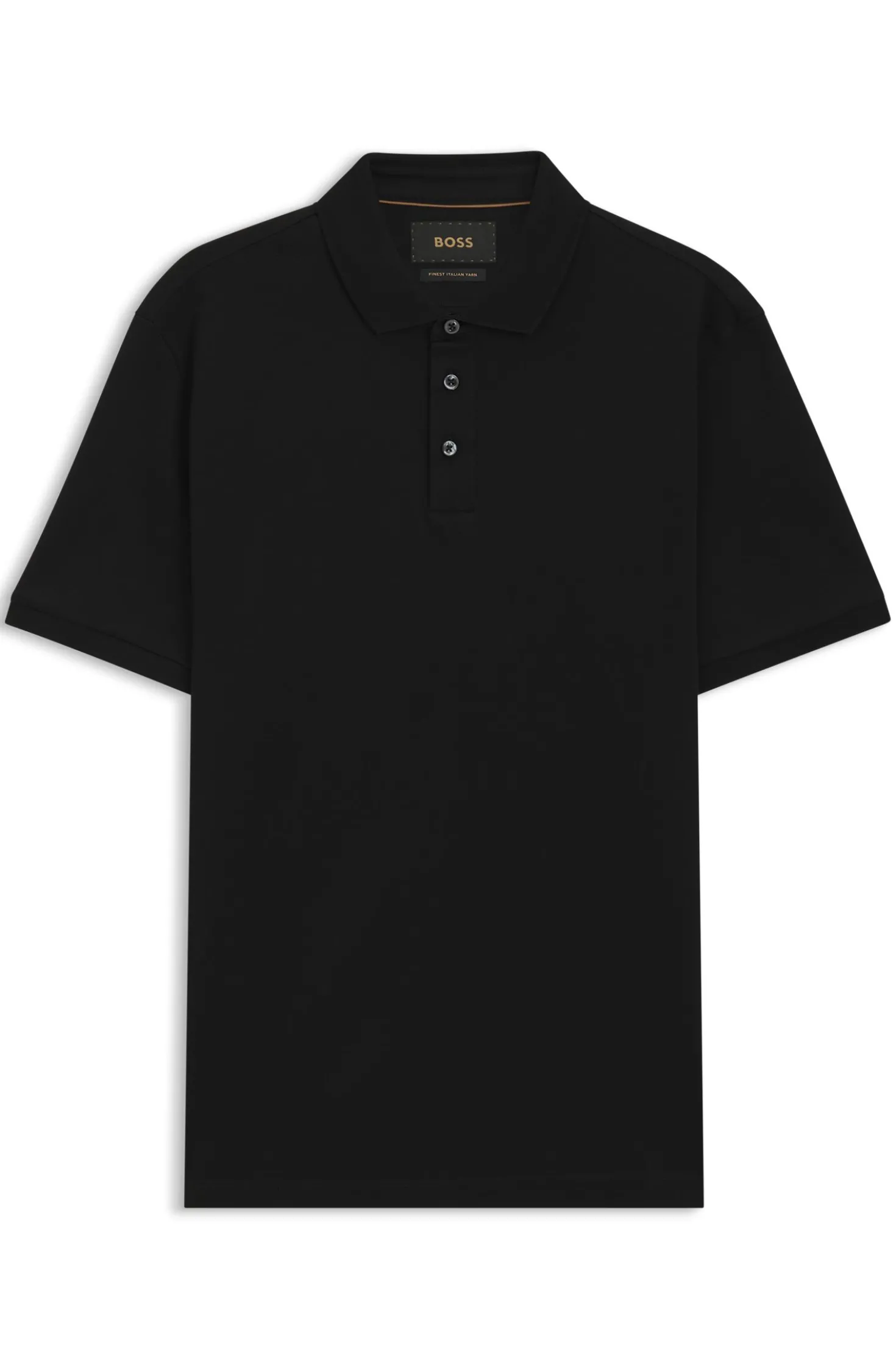Polo shirt in mercerised cotton