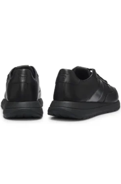 Porsche x BOSS leather trainers with perforated details
