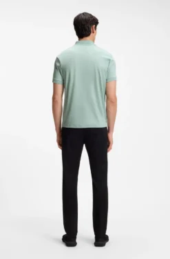 Porsche x BOSS polo shirt in mercerised cotton