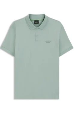 Porsche x BOSS polo shirt in mercerised cotton