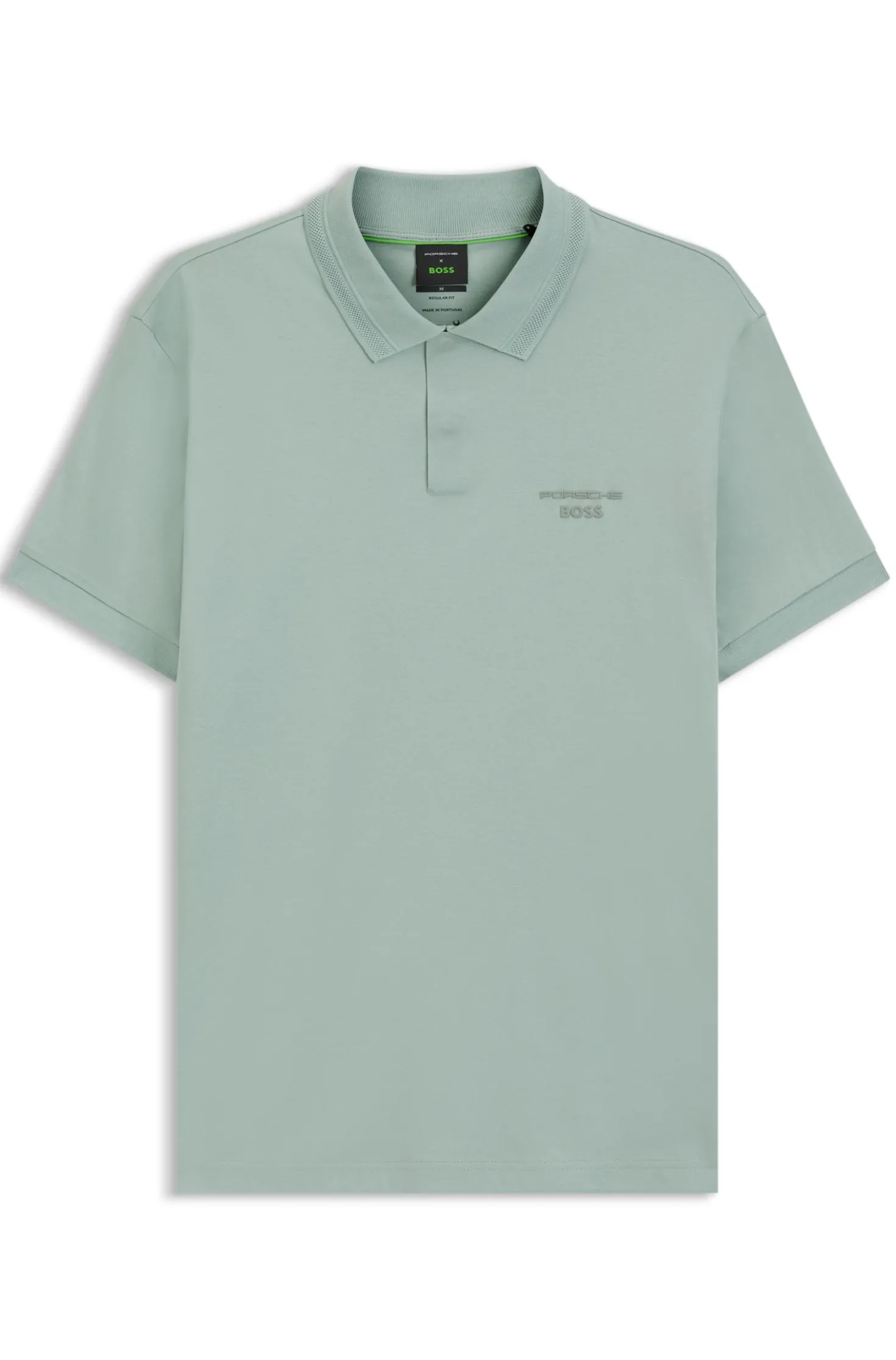 Porsche x BOSS polo shirt in mercerised cotton
