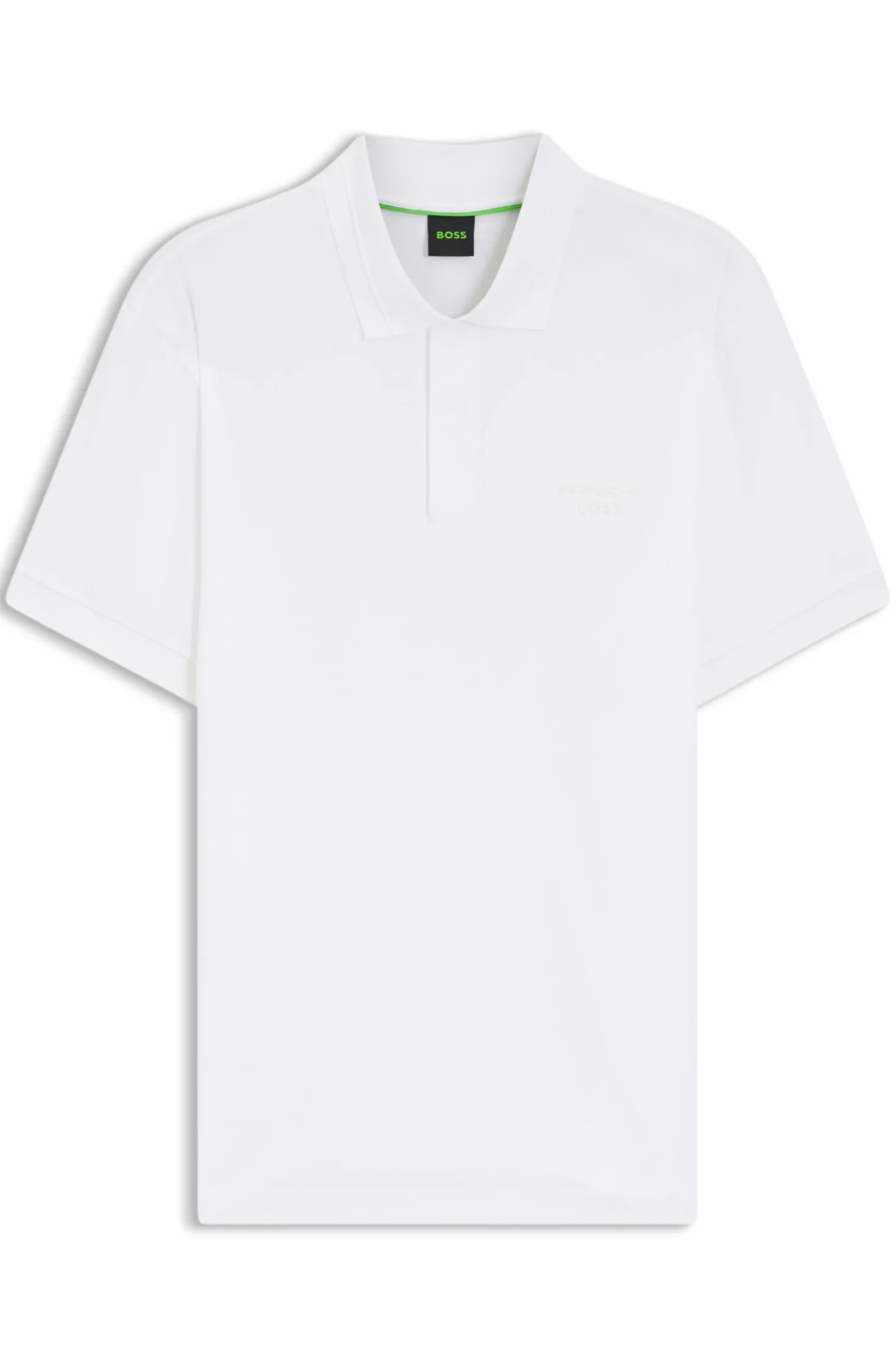 Porsche x BOSS polo shirt in mercerised cotton