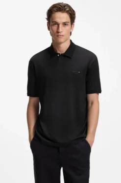 Porsche x BOSS polo shirt with gloss branding