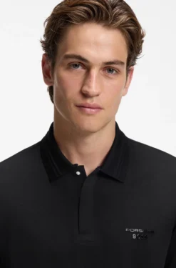 Porsche x BOSS polo shirt with gloss branding