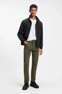 Porsche x BOSS tapered-fit trousers in stretch denim