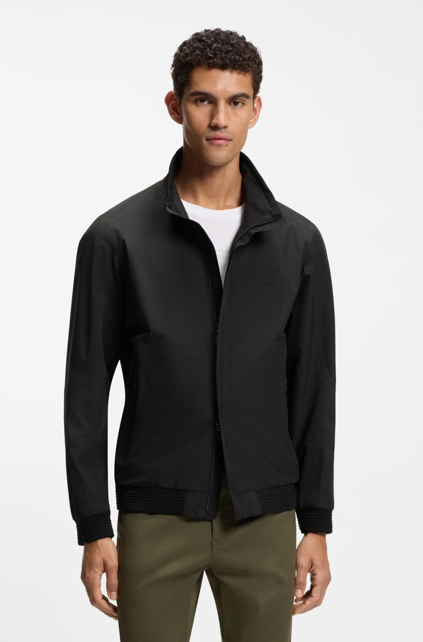 Porsche x BOSS water-repellent softshell jacket