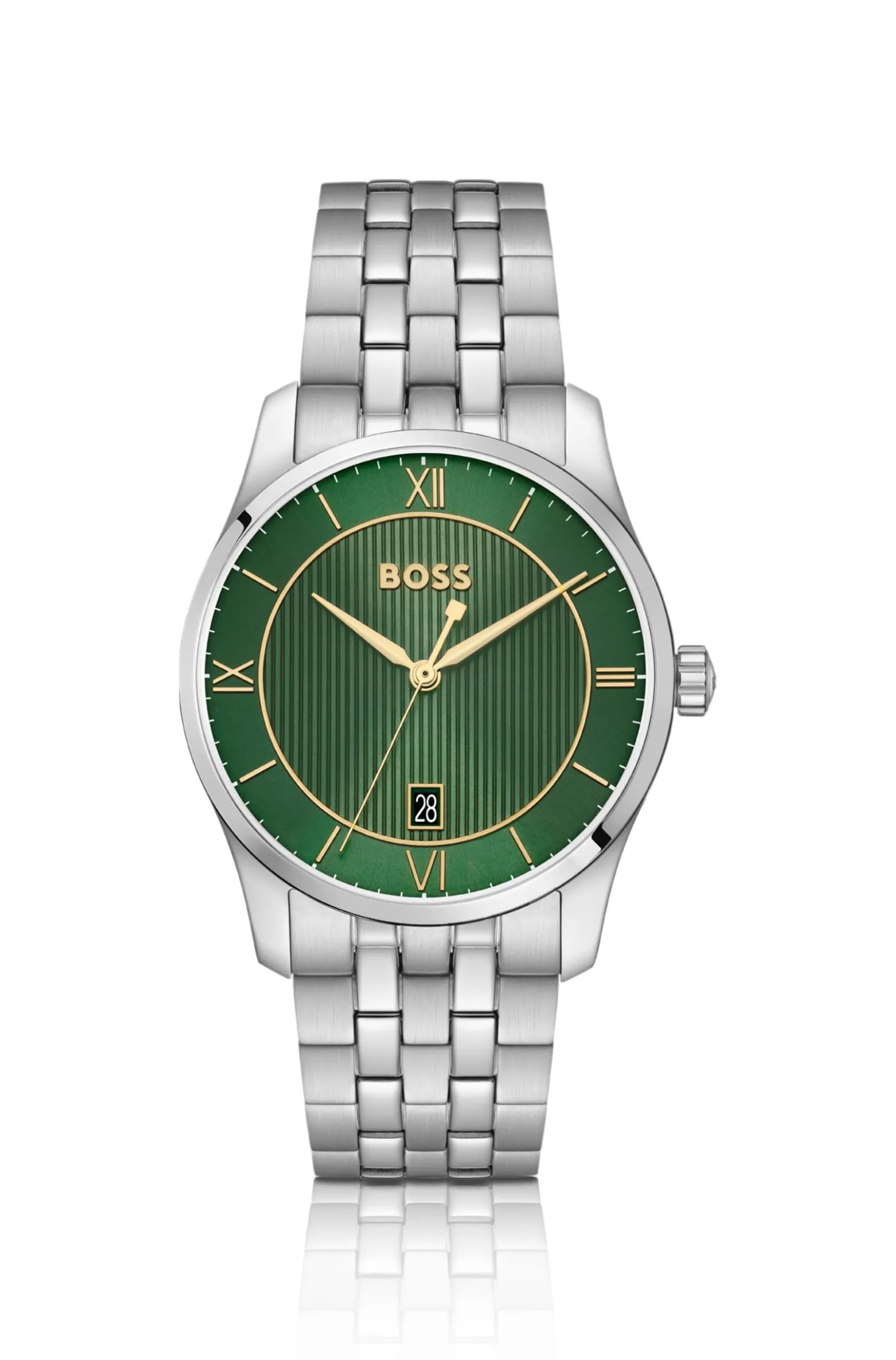 Principle Prestige watch with green textured dial