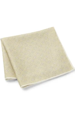 Printed pocket square in silk
