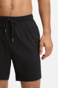Quick-dry swim shorts in stretch seersucker