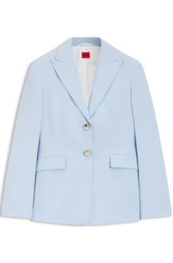 Regular-fit blazer with gold-tone buttons