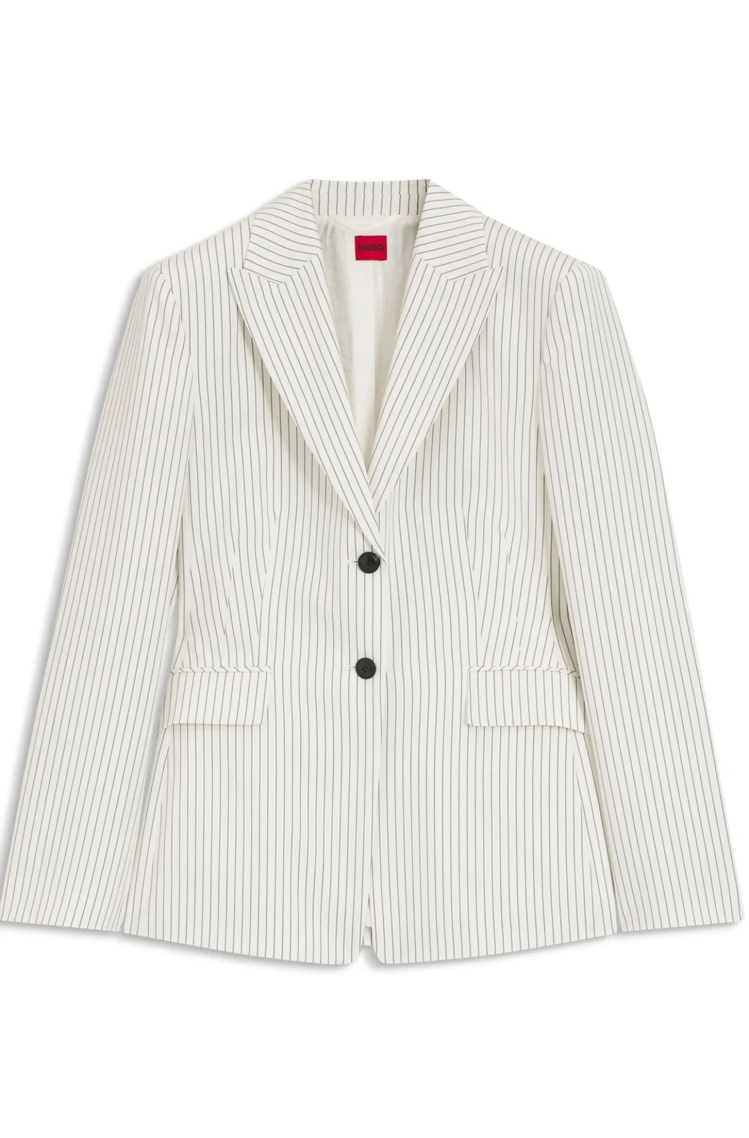 Regular-fit blazer with pinstripe