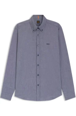 Regular-fit button-down shirt in Oxford cotton
