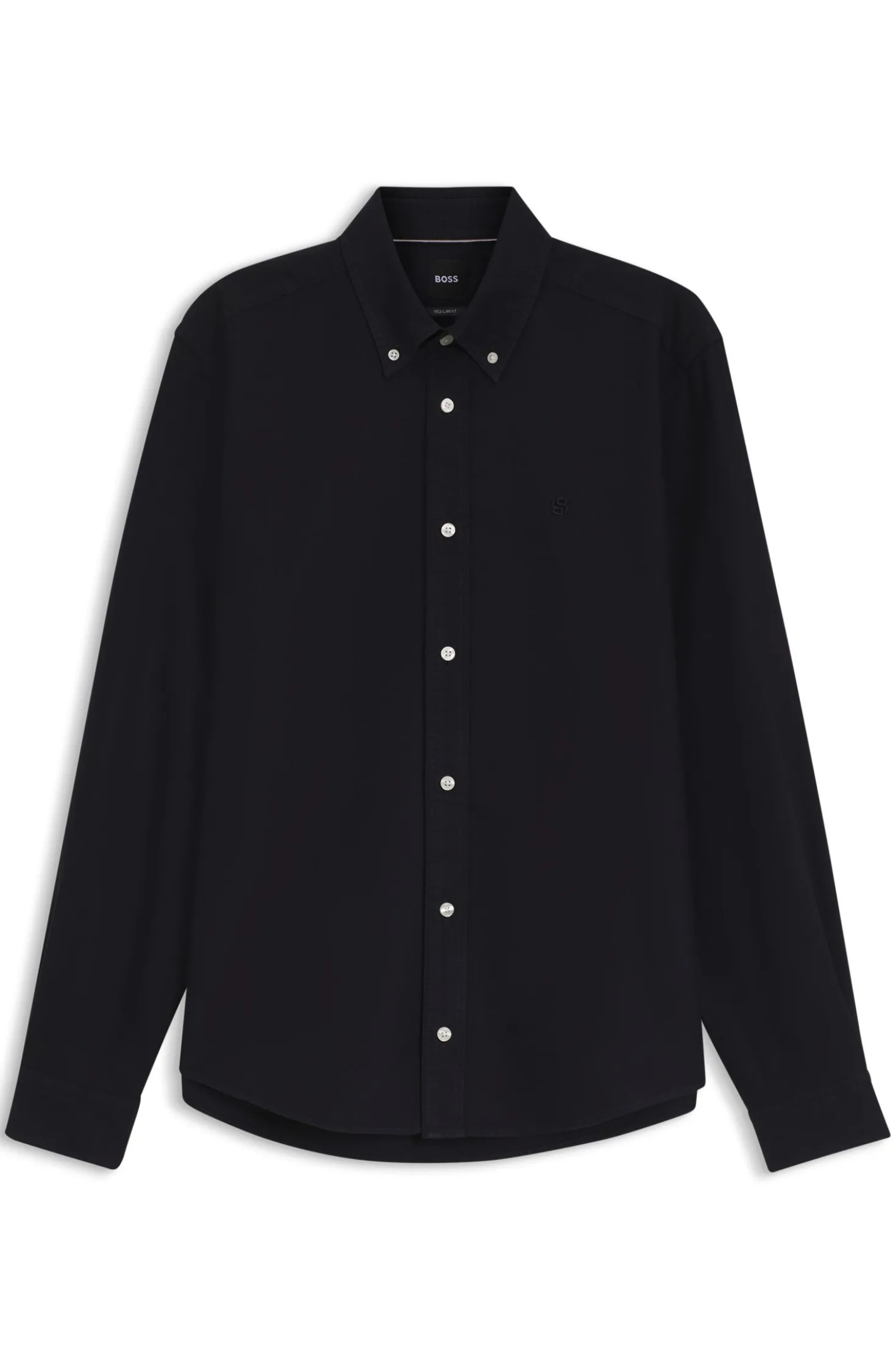 Regular-fit button-down shirt in Oxford cotton