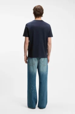 Regular-fit cotton T-shirt with logo print