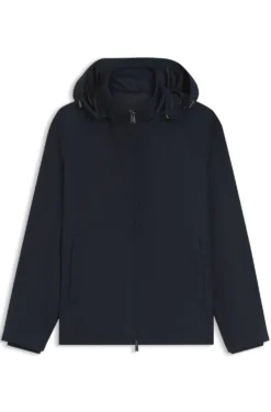 Regular-fit hooded jacket with water-repellent finish