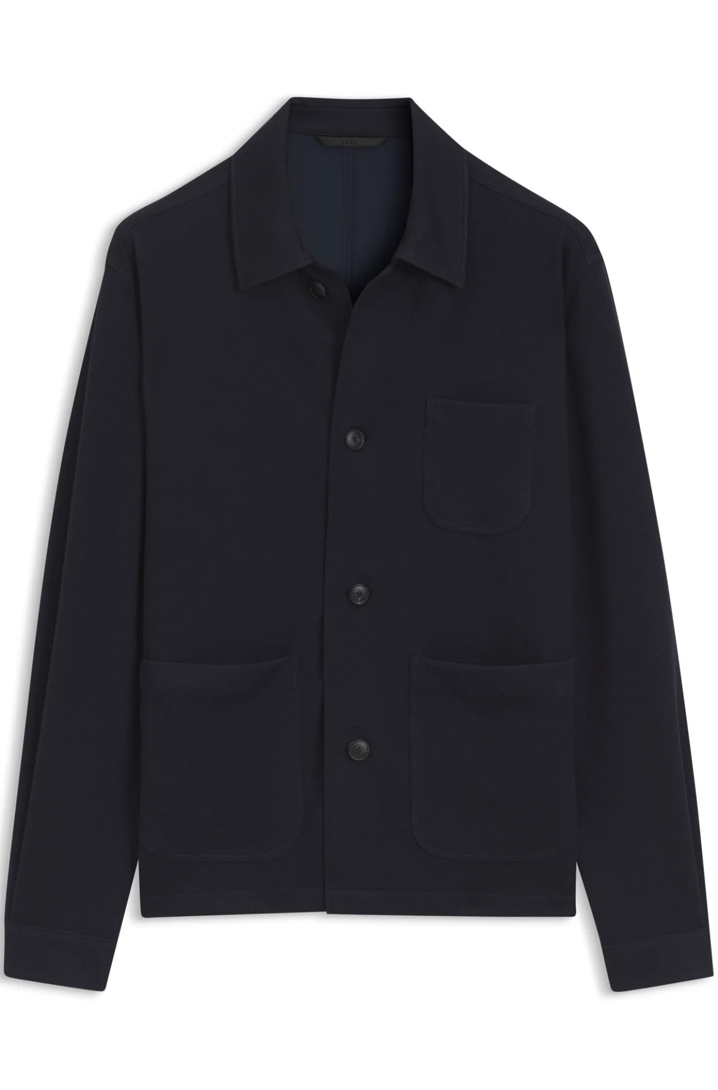 Regular-fit jacket in stretch jersey