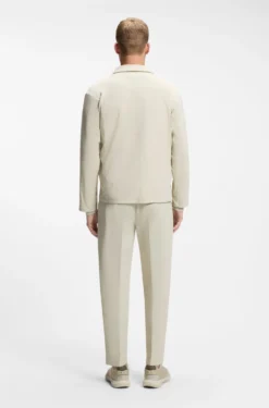 Regular-fit jacket in water-repellent stretch fabric