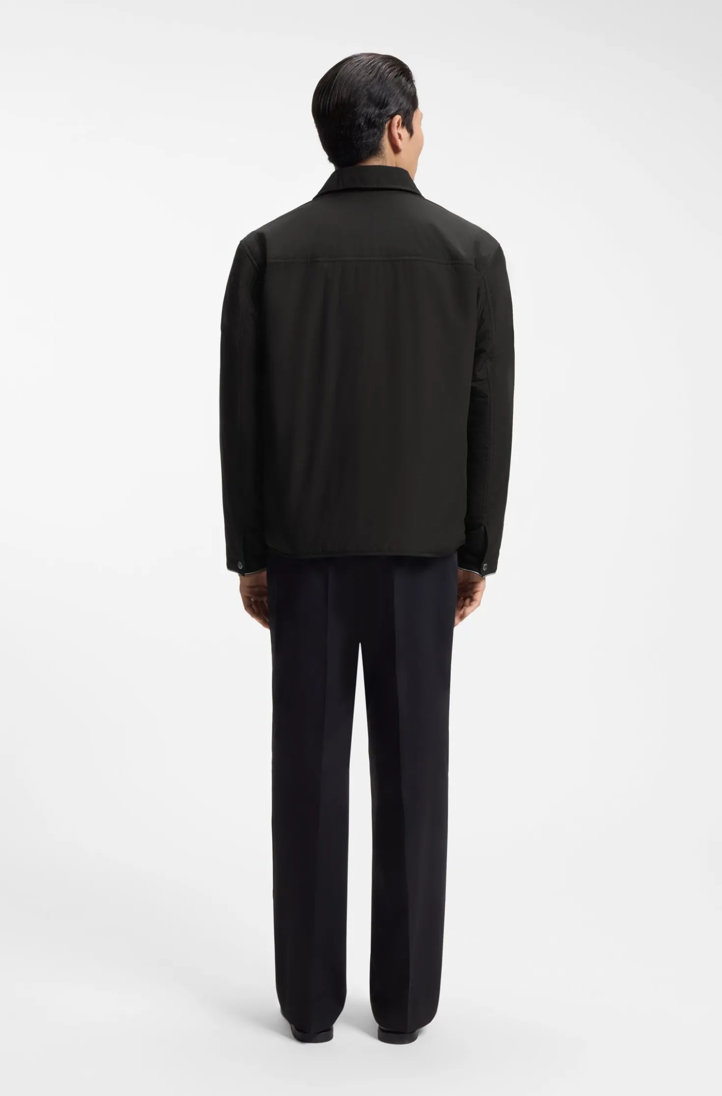Regular-fit jacket with water-repellent finish