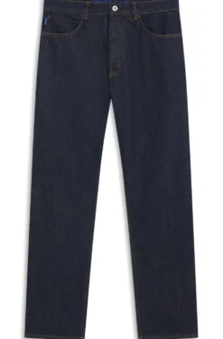 Regular-fit jeans in dark-blue denim
