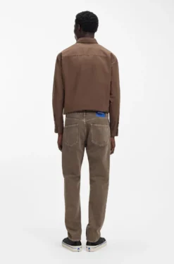 Regular-fit jeans in washed denim