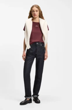 Regular-fit jeans with slim leg