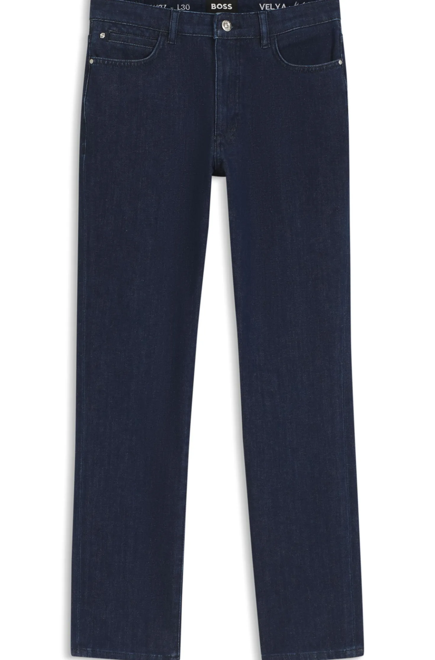 Regular-fit kick flare jeans in stretch denim