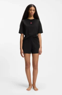 Regular-fit loungewear bottoms in stretch fabric