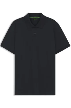 Regular-fit polo with embroidered logo