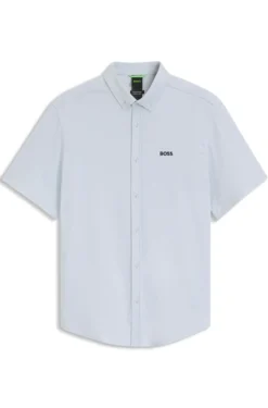 Regular-fit shirt in cotton jersey