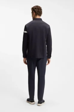 Regular-fit shirt in cotton jersey