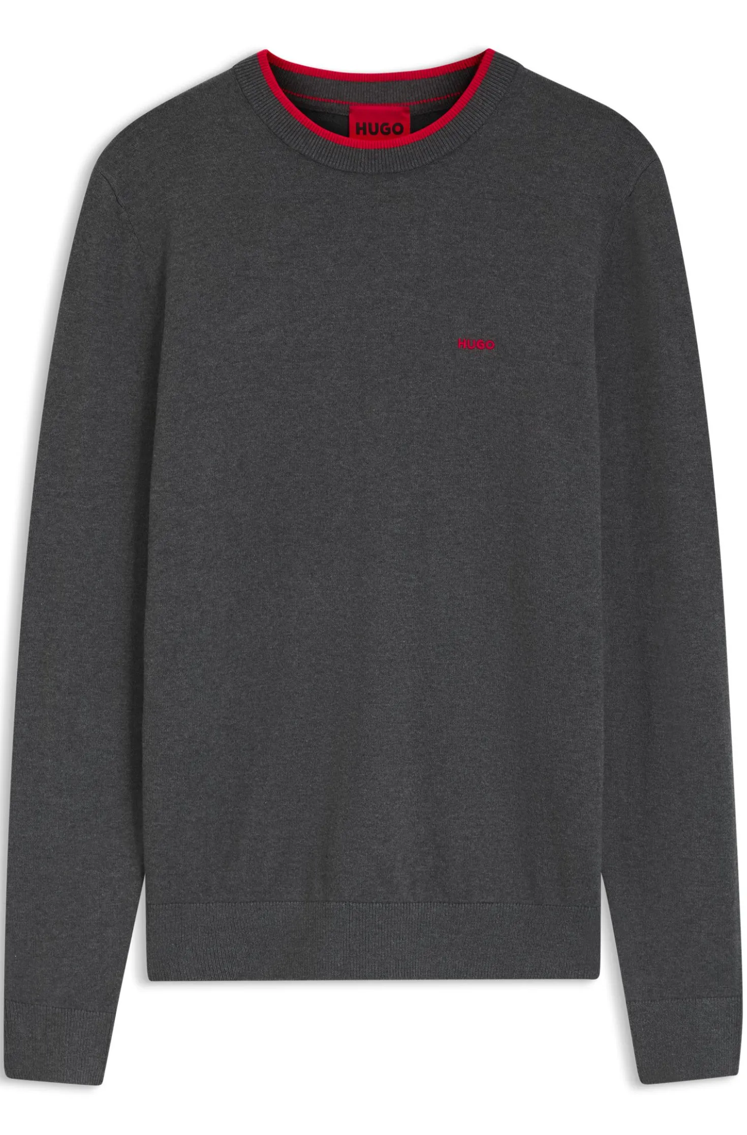 Regular-fit sweater in a cotton blend