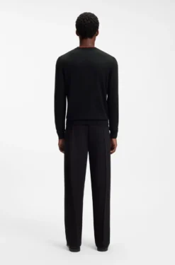 Regular-fit sweater in a cotton blend