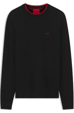 Regular-fit sweater in a cotton blend