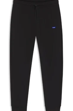 Regular-fit tracksuit bottoms in French-terry cotton