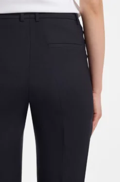 Regular-fit trousers in Italian-made virgin wool