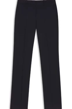Regular-fit trousers in Italian-made virgin wool