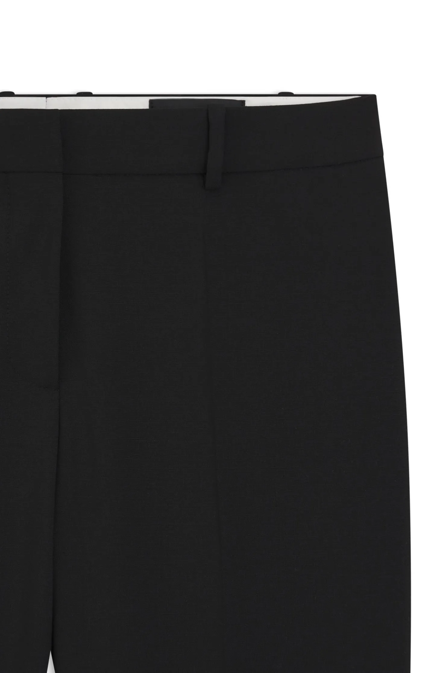 Regular-fit trousers in Italian-made virgin wool