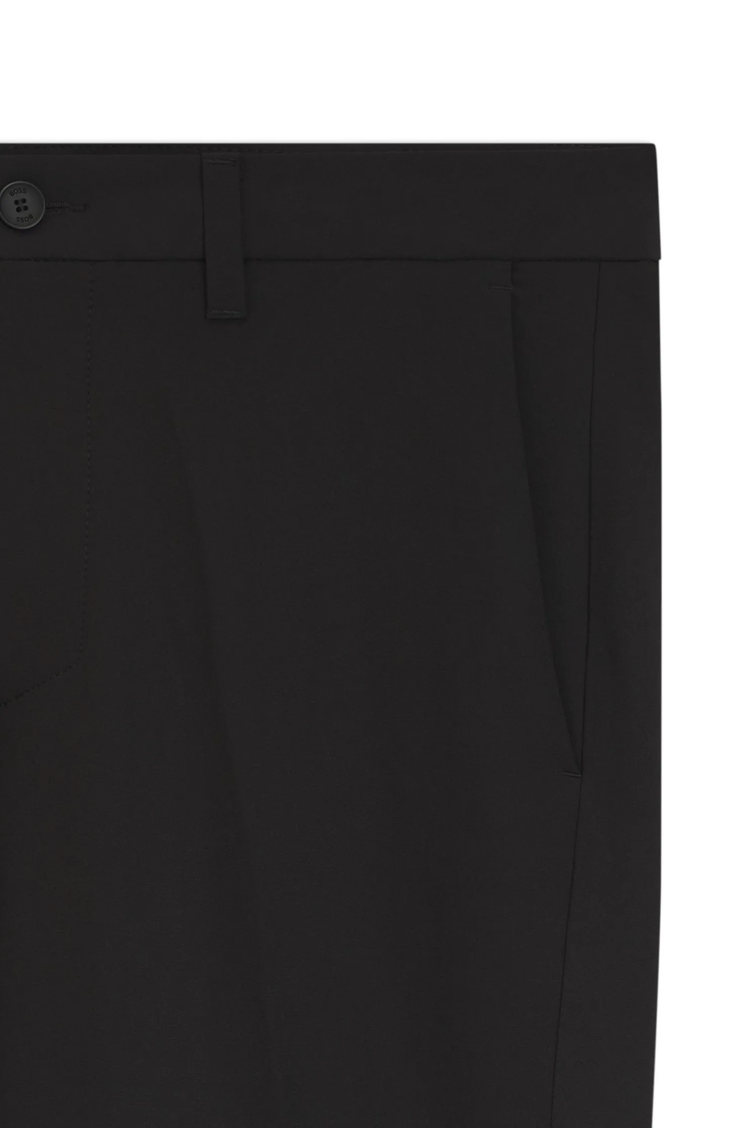Regular-fit trousers in water-repellent stretch fabric