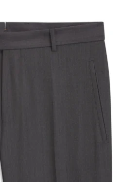 Regular-fit trousers in water-repellent virgin wool