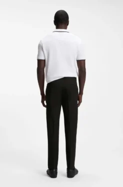 Regular-fit trousers in water-repellent stretch fabric