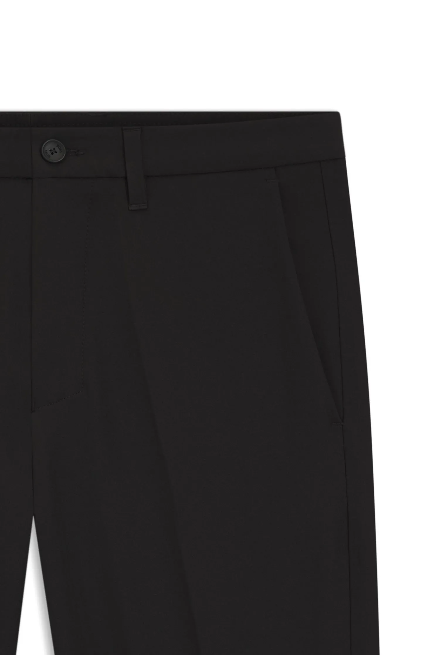 Regular-fit trousers in water-repellent stretch fabric